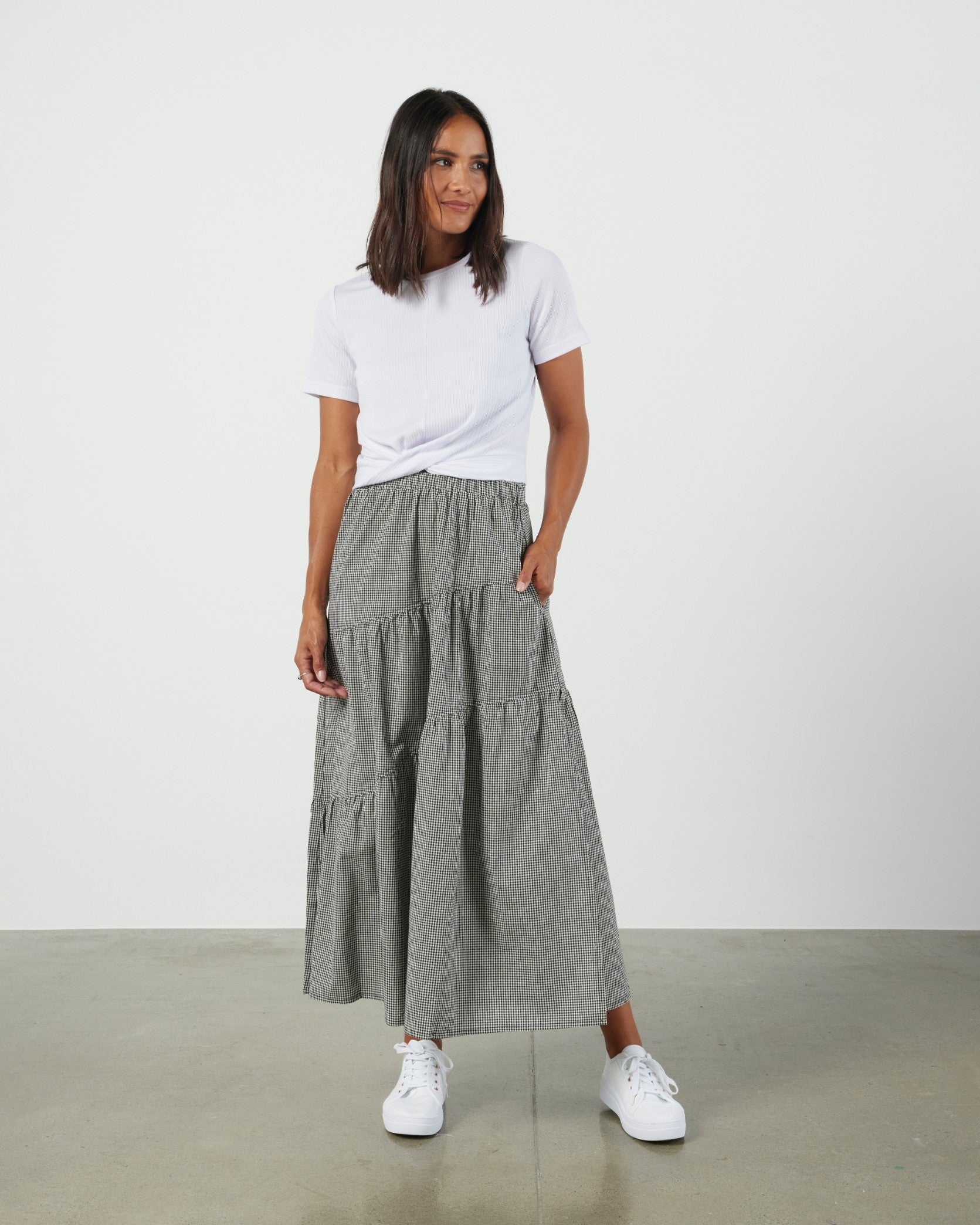 Gingham skirt nz best sale