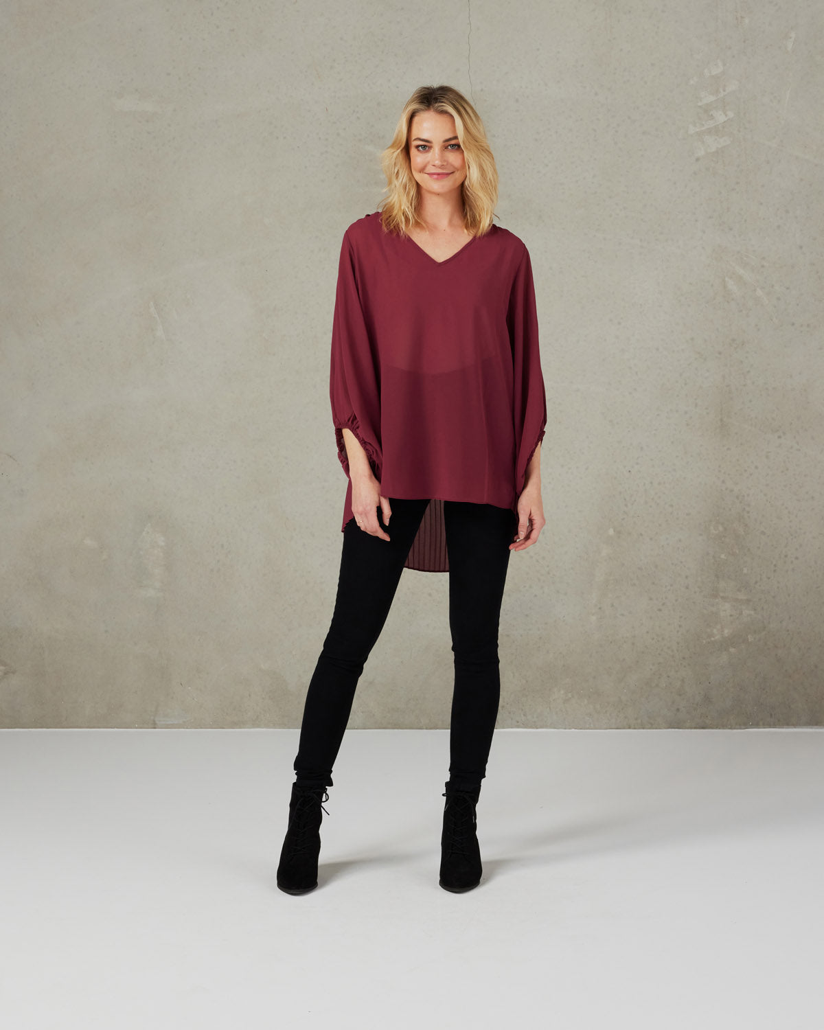 Maison Blouse (Plum)