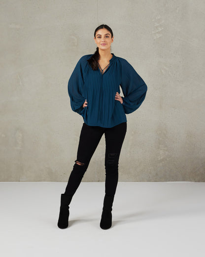 Sienna Blouse (Mallard)