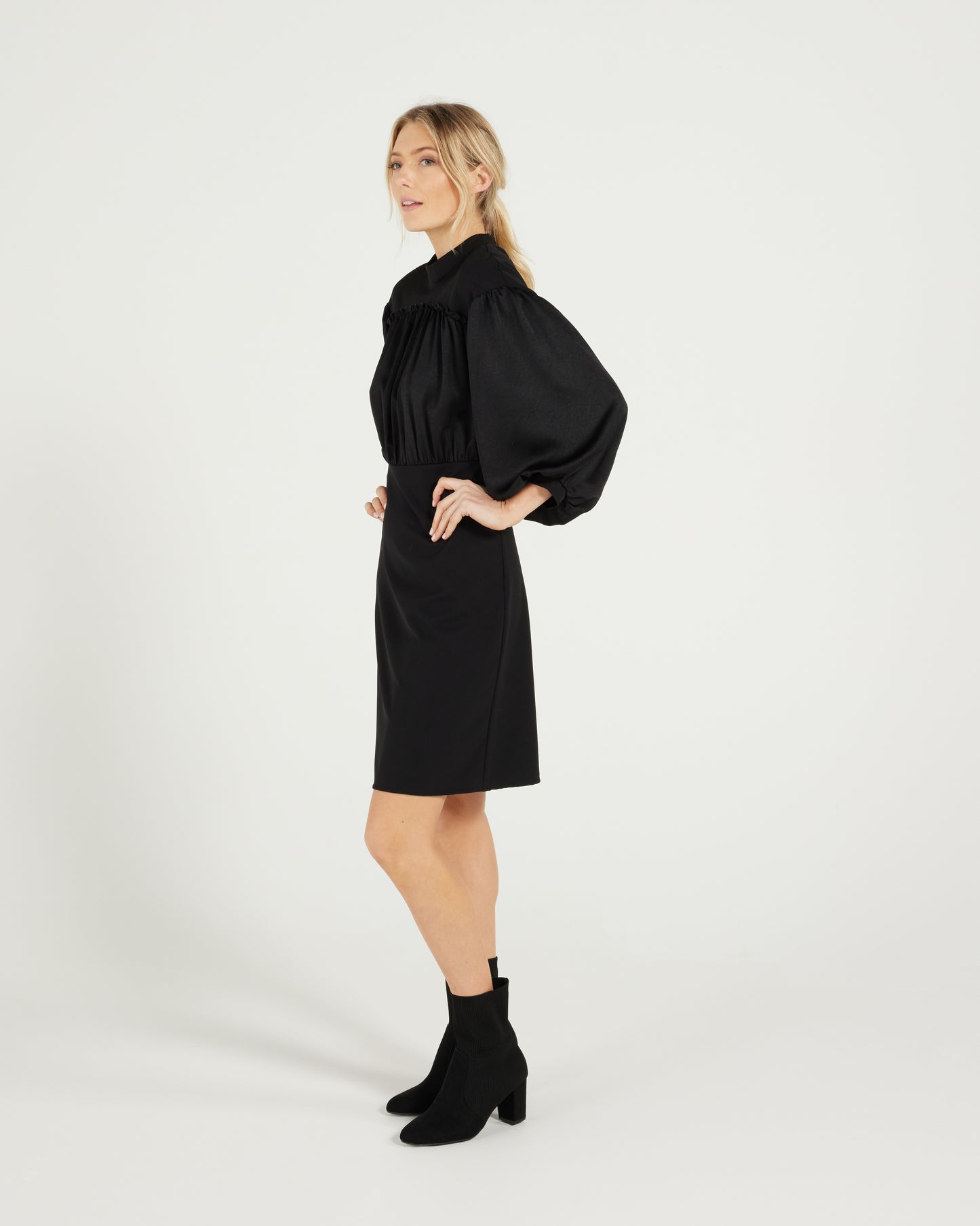 Madison Dress - Black/Black