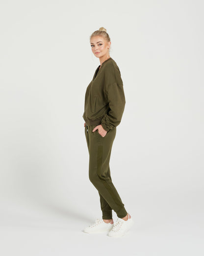 Collab Bomber - Olive