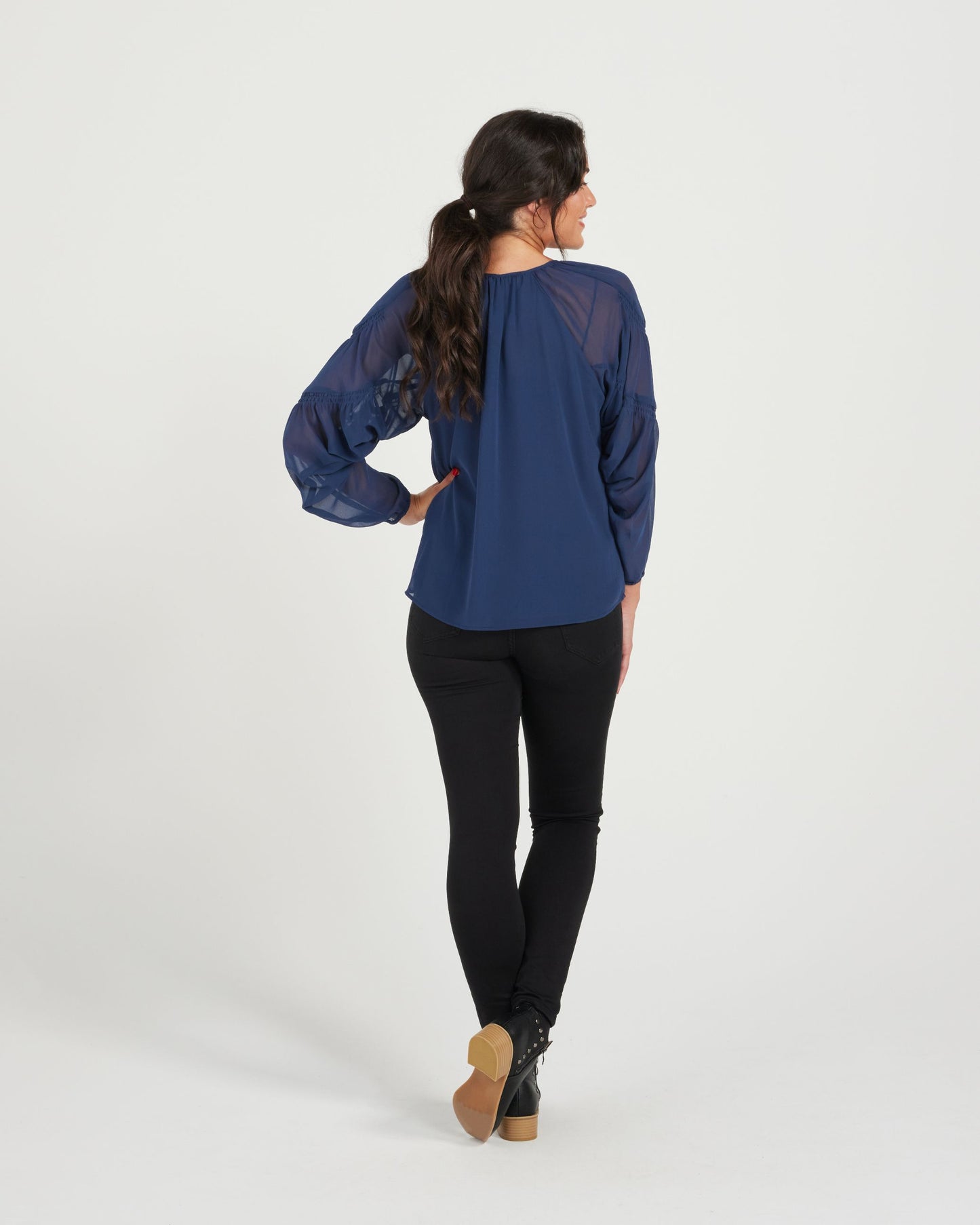 Atelier Blouse - Navy