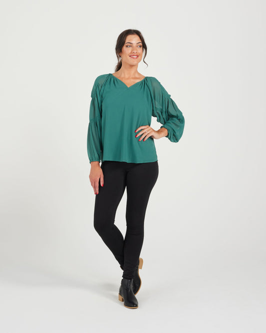 Atelier Blouse - Dark Sage