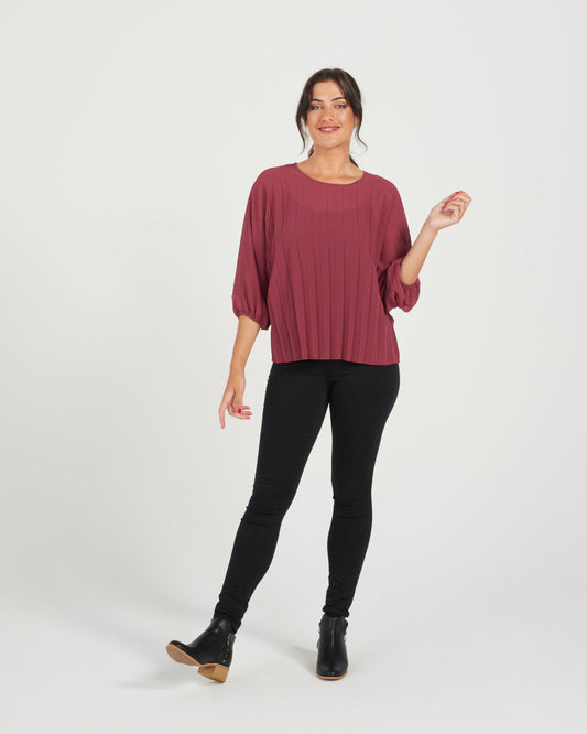 Aura Top - Plum