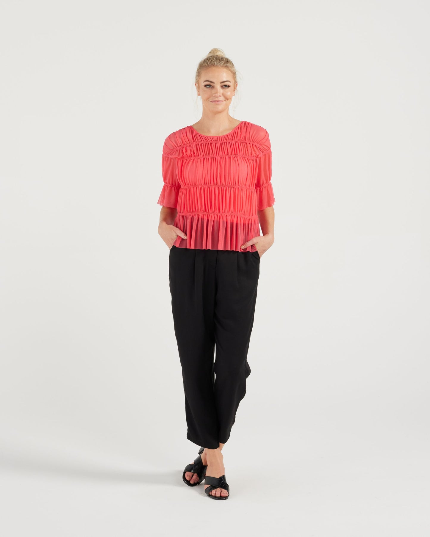 Lizzie Top (coral)