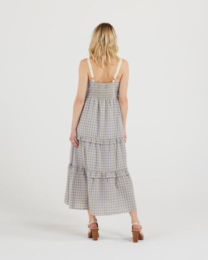 Jenna Dress (blue plaid)