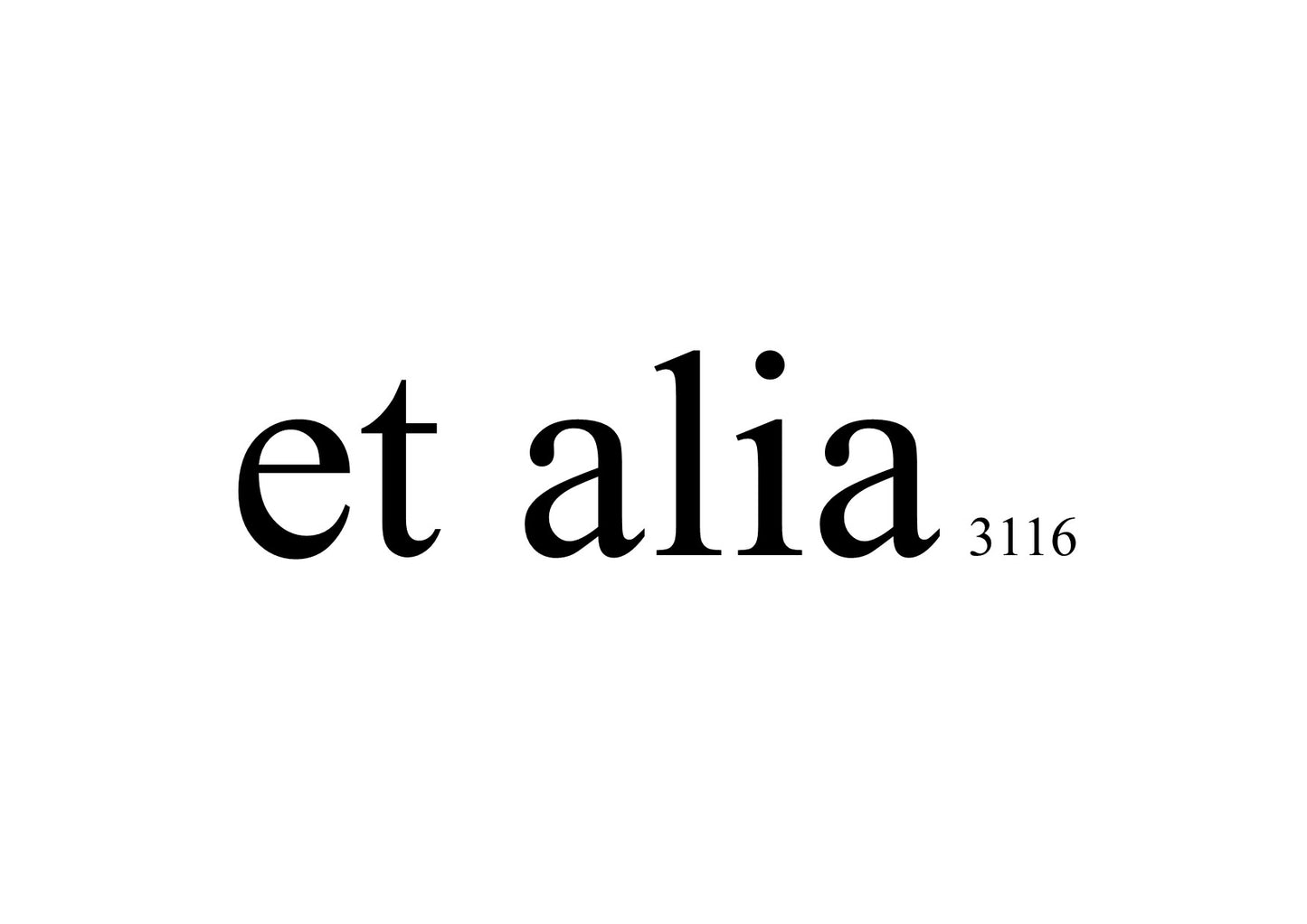 ET ALIA GIFT CARD