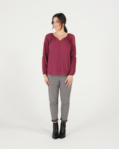 Atelier Blouse - Plum