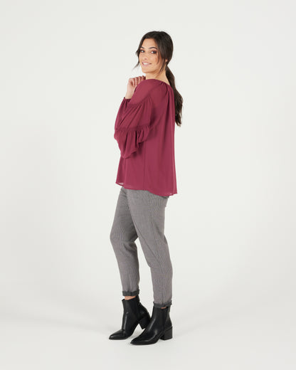 Atelier Blouse - Plum