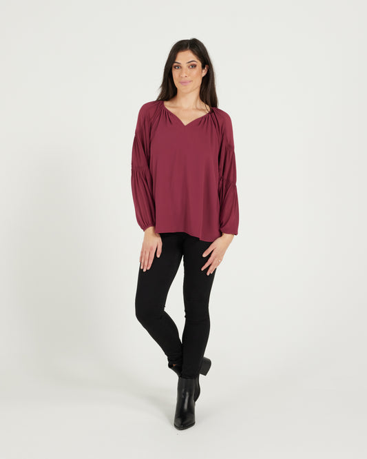 Atelier Blouse - Plum