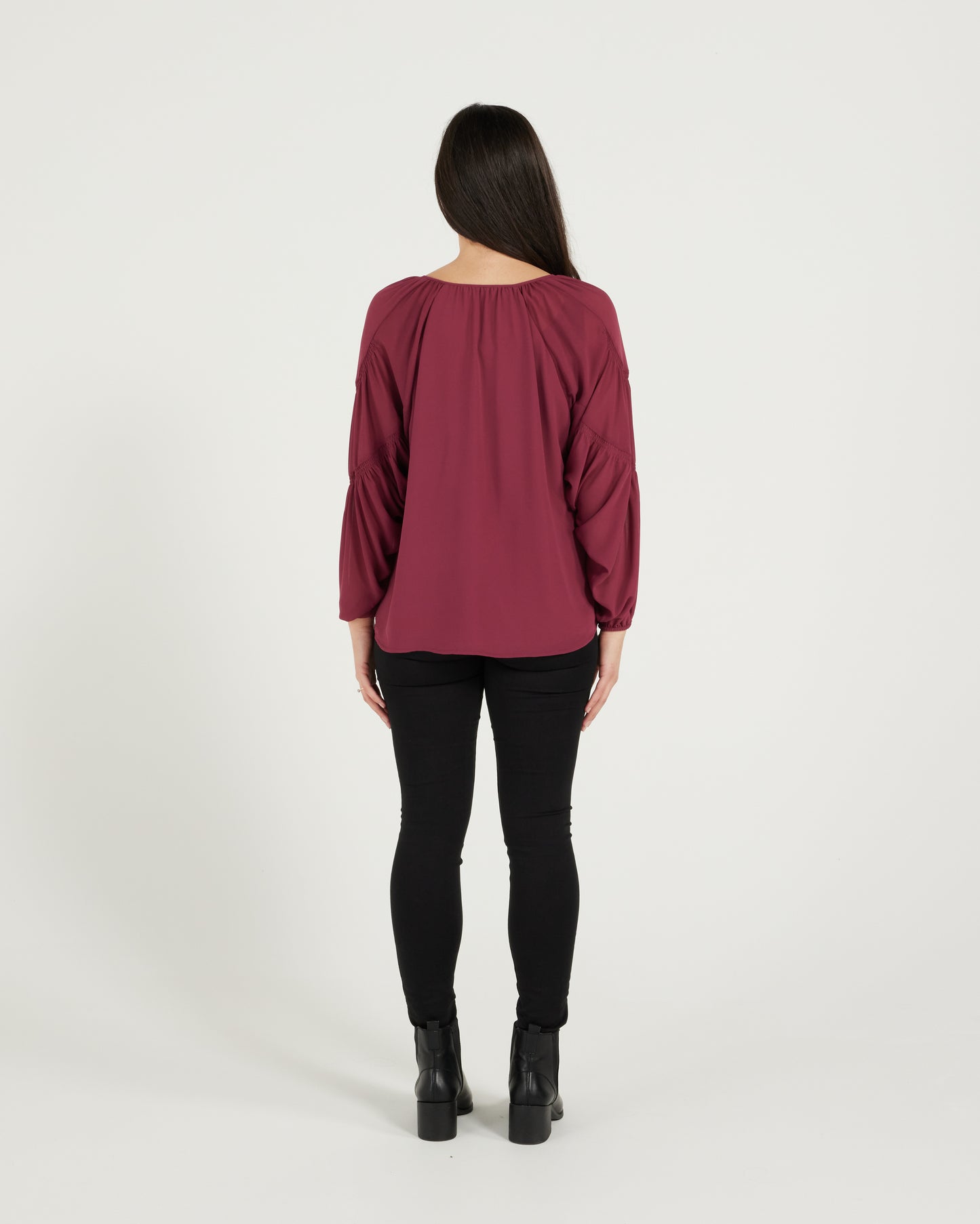 Atelier Blouse - Plum