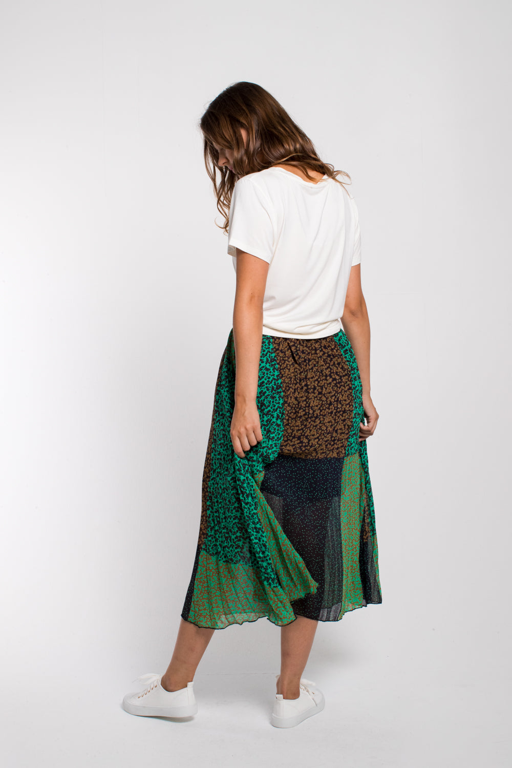 Patchwork Skirt - Brooklyn print