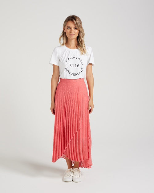 Olivia Skirt - Melon Pink