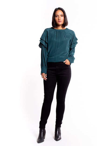 Miller Top - Dark teal