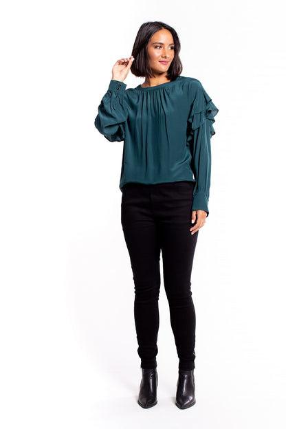 Miller Top - Dark teal