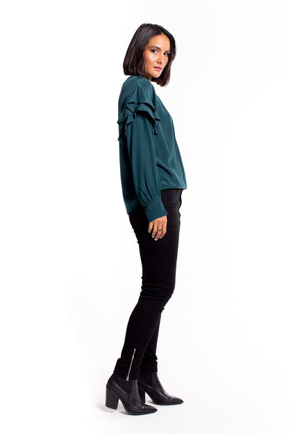 Miller Top - Dark teal