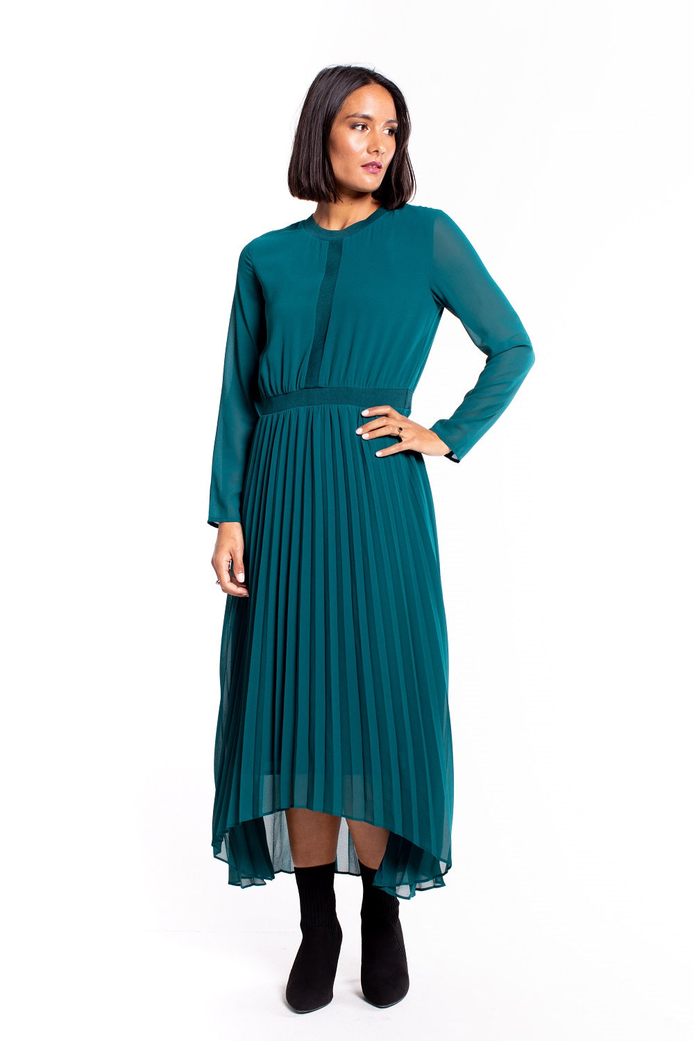 London Dress - Teal